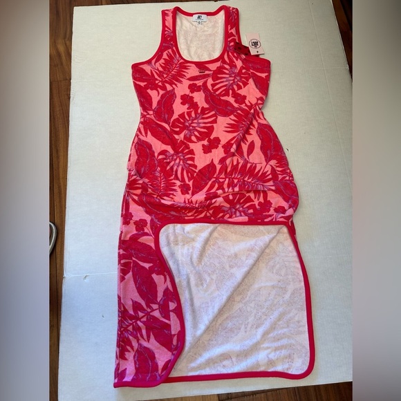 Juicy by Juicy Couture towel terry Tropical  beach party dress NWT Sz-M E15 - Picture 8 of 11